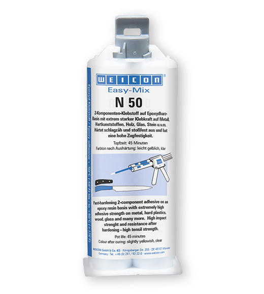 Easy-Mix N 50 Epoxy Adhesive - High Adhesive Force, Viscous